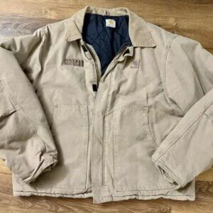 Vintage Carhartt Detroit Corduroy Collared Canvas Jacket Size ? Regular EUC